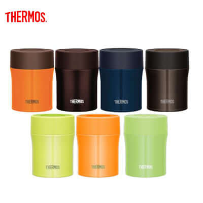 Thermos 500ml Food Jar collection in various colors for convenient on-the-go meals.
