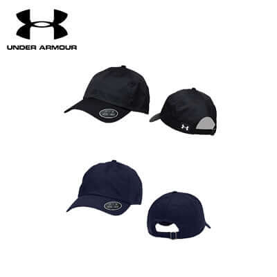 Under Armour Team Blank Chino Adjustable Cap displayed from multiple angles with logo