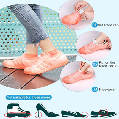 Non Slip Silicone Rain Shoe Cover Corporate Gifts Singapore