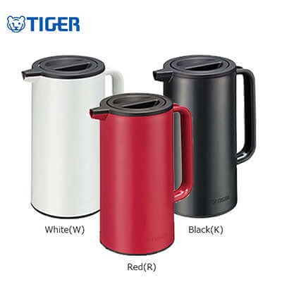 Tiger Handy Jug 1000ml / 1300ml PRX-A in White, Red, and Black colors, perfect for corporate gifts.