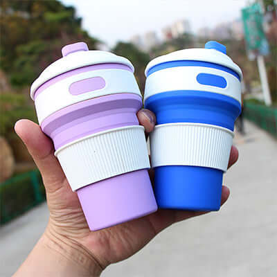 Foldable Telescopic Silicone Cup Corporate Gifts Singapore