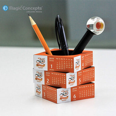 Magic Concepts Magic Sliding Pen Pot Calendar Corporate Gifts Singapore