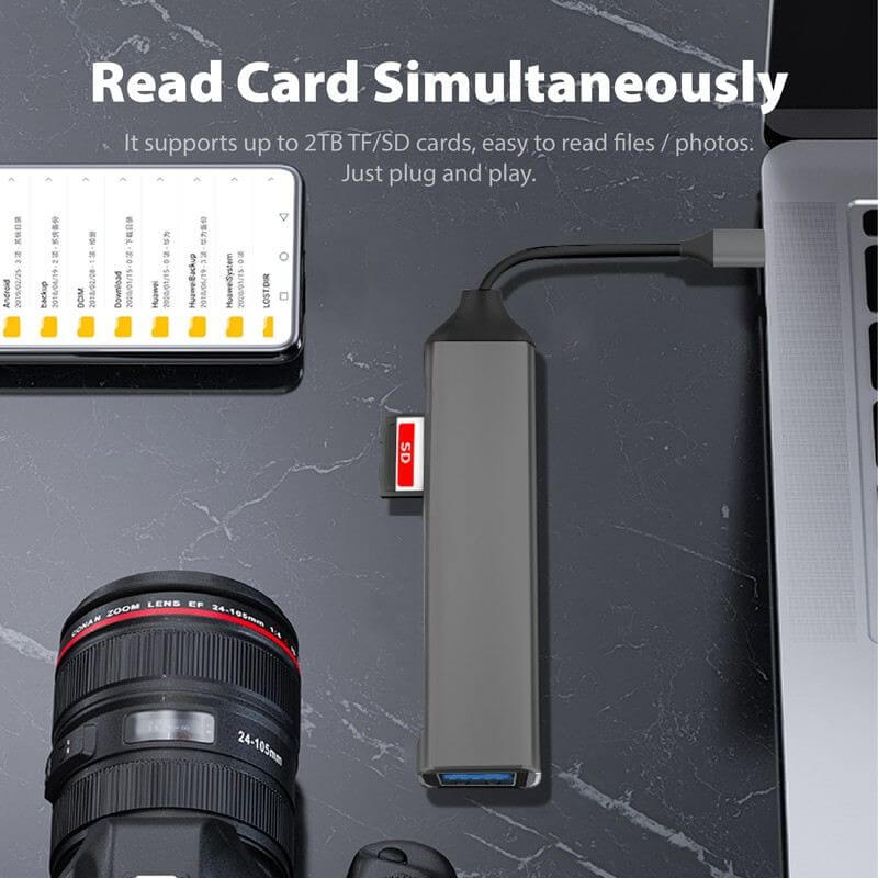 Ultra Slim 5 Ports USB Hub Corporate Gifts Singapore