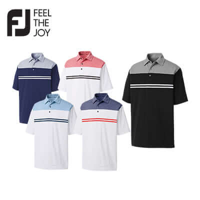 Footjoy Heather Color Block Lisle Polo T-Shirt collection showcasing stylish options for corporate gifts.