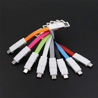 4 in 1 Magnetic Keychain USB Charging Cable Corporate Gifts Singapore