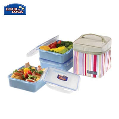 Lock & Lock 3 Pieces Lunch Box Set 870ml Corporate Gifts Singapore