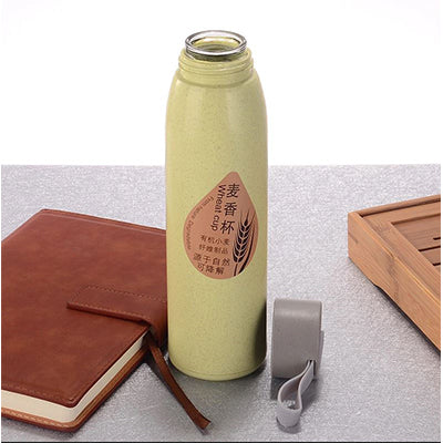 420ml Wheat Straw Water Cup Multi-functional Coffee Glue Plastic