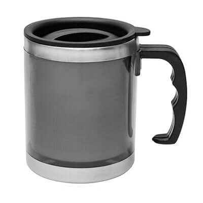 Classic Stainless Steel Mug with handle and Lid Corporate Gifts Singapore