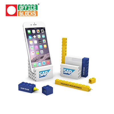 Office Blocks 3 in 1 Stationery Phone Stand Set Corporate Gifts Singapore