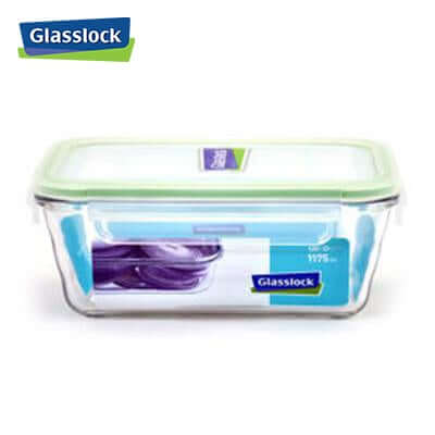 1175ml Glasslock Container for food storage, versatile glass design, ideal corporate gift.