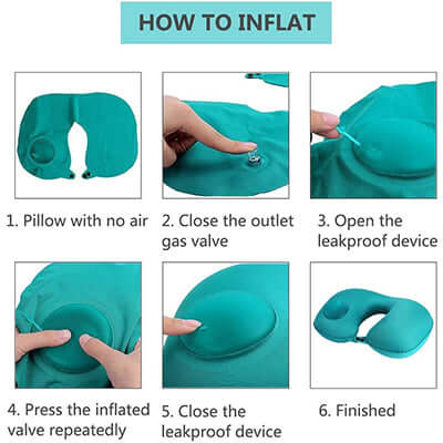 Travel Inflatable U-Shaped Neck Pillow Corporate Gifts Singapore