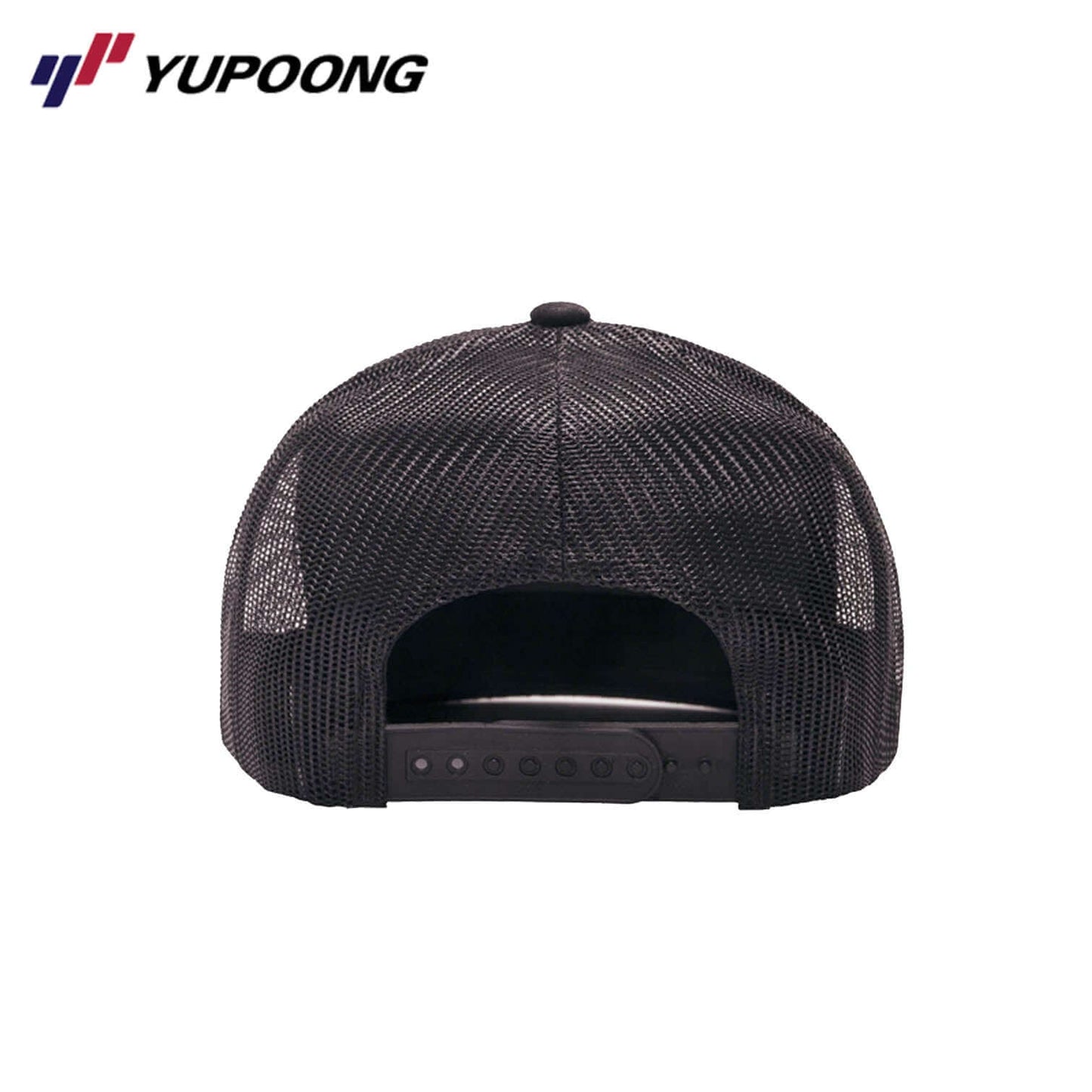 Back view of the Yupoong 6006MC Classic Trucker Multicam Snapback showing snapback closure and mesh design.