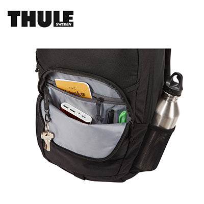 Thule Achiever 22L Laptop Backpack with organized front pocket and water bottle holder.