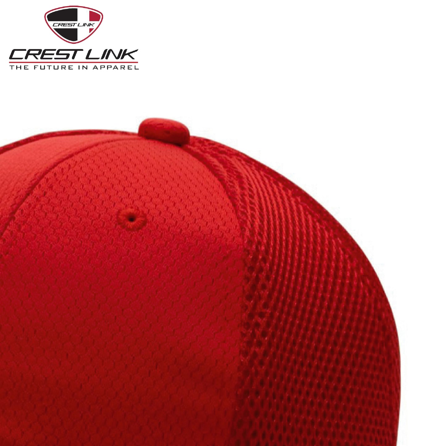 Close-up of the red Crest Link Cap (89180812), perfect for corporate gifts and casual outings.