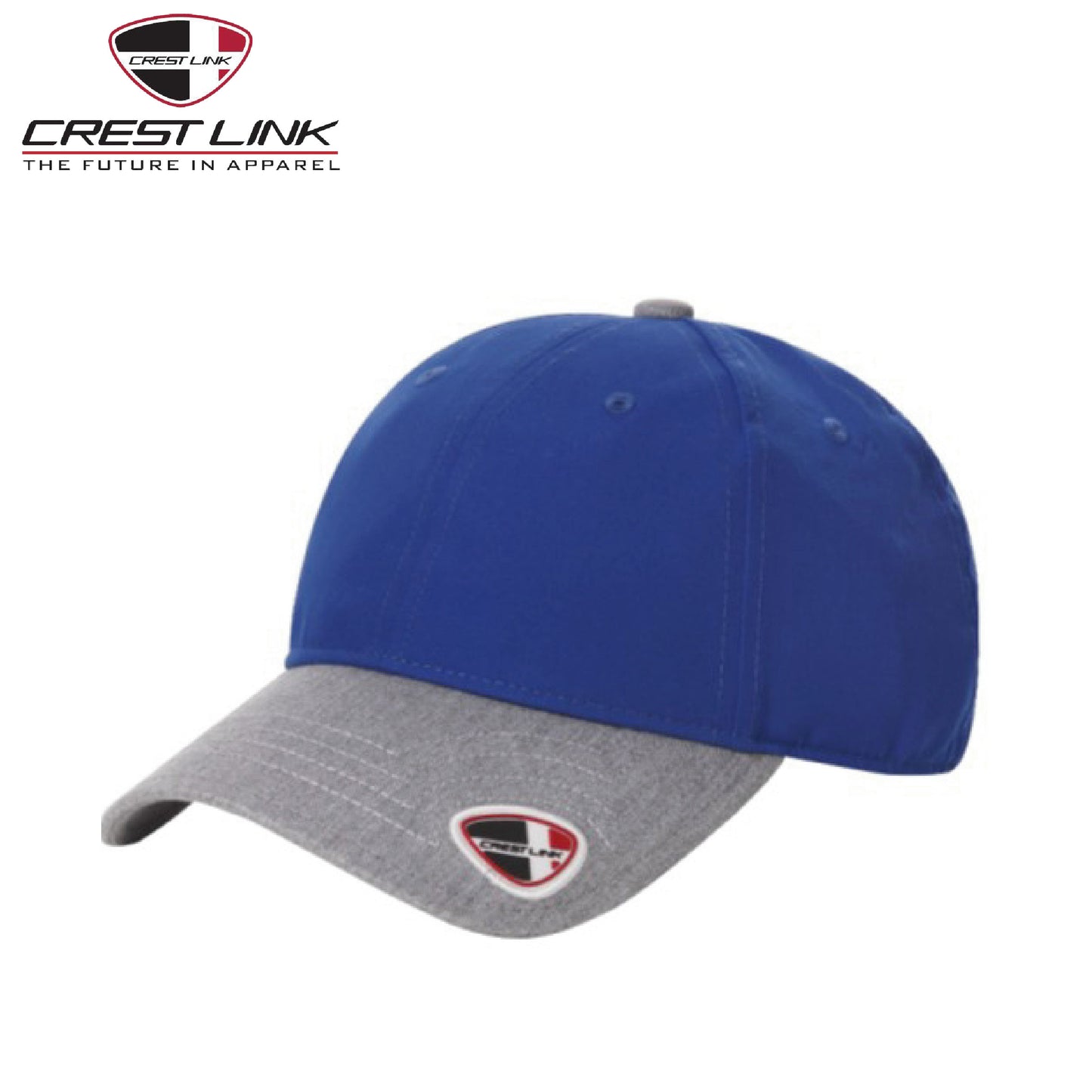 Crest Link Cap (89180692) in blue and gray, perfect for outdoor activities and corporate gifts.