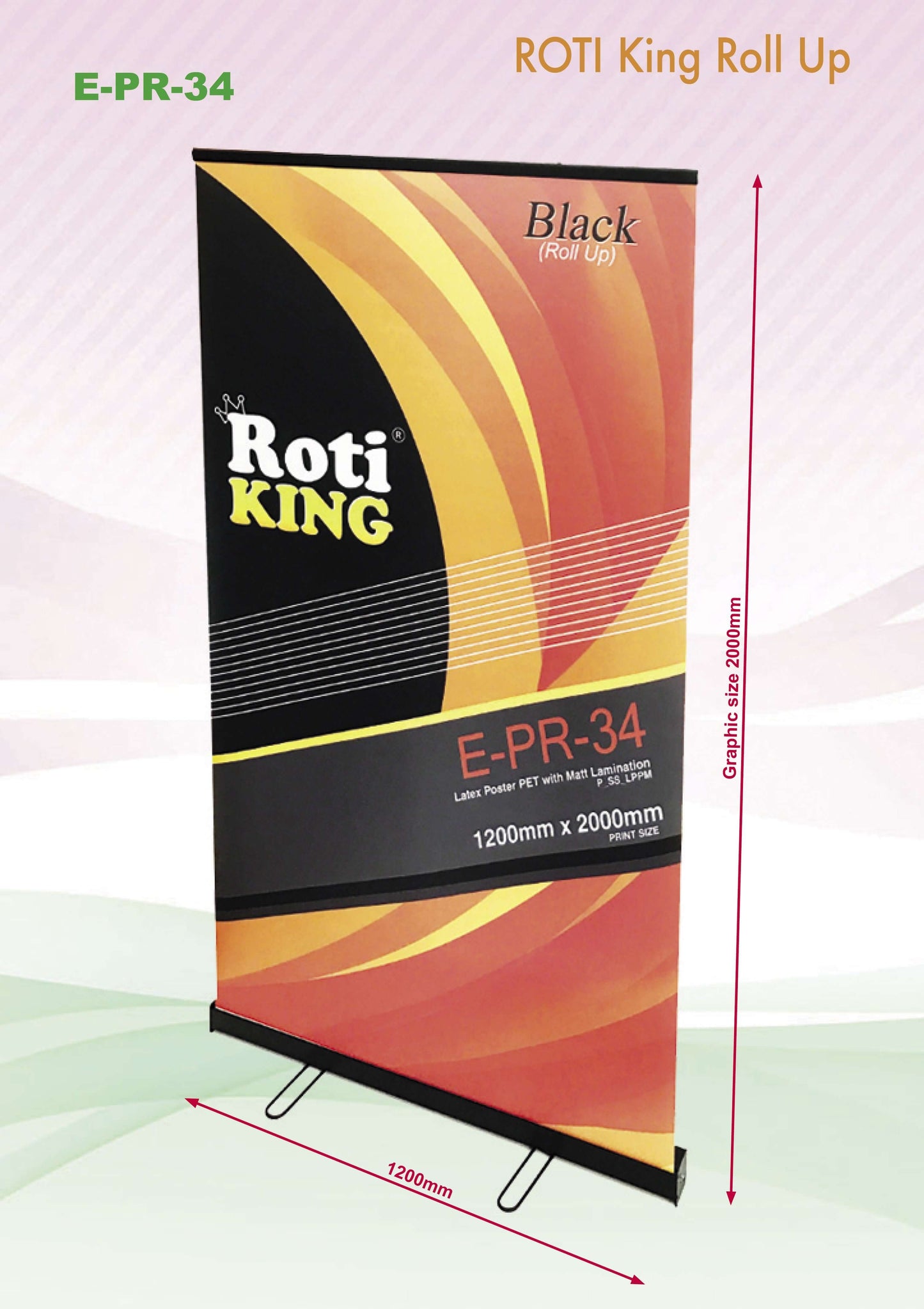 Roll Up Banner (Black Stand) Corporate Gifts Singapore