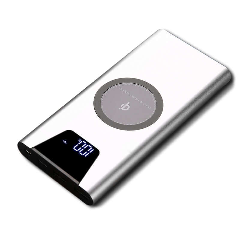 Aluminium 10000mAh Qi Wireless Power Bank Corporate Gifts Singapore