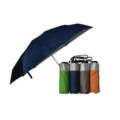 Silver Coated Foldable Umbrella Corporate Gifts Singapore