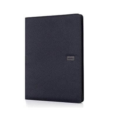 A4 Conference Folder with Zipper in stylish black design, perfect for professional organization and corporate gift.