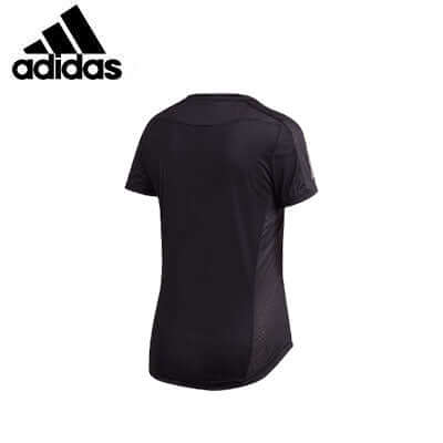 adidas Own The Run Breathable T-Shirt showcasing the back view in black, perfect for runners and corporate gifts.
