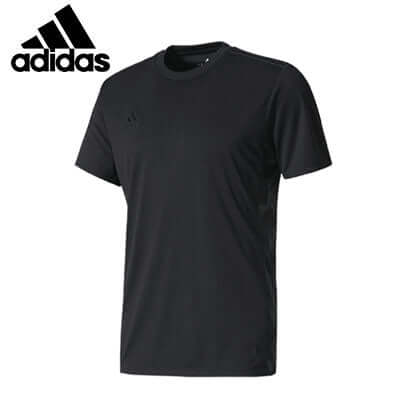 adidas Performance Sports Tee Shirt in classic Black, ideal for athletes and corporate gift.