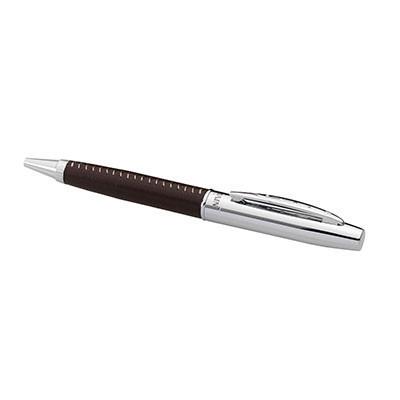 Balmain Leather wrapped barrel Ballpoint Pen Corporate Gifts Singapore