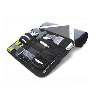 Grid-It Organiser with gadgets and accessories neatly arranged for efficient storage and organization.