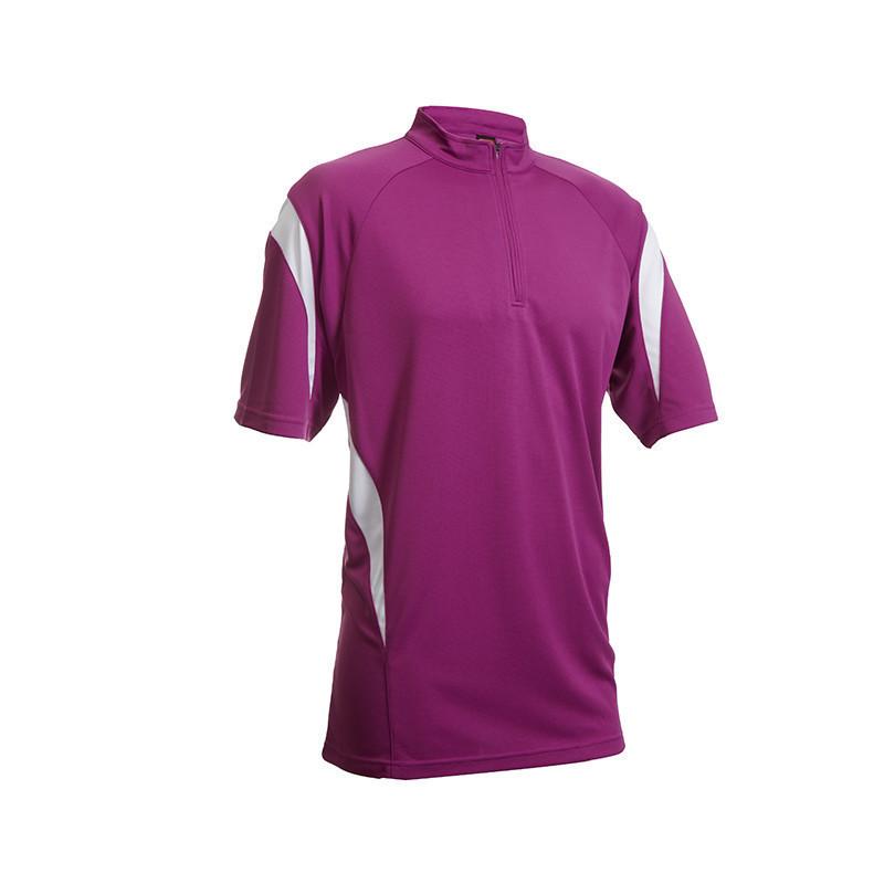 Quick Dry Mandarin Collar T-shirt with Stripes Corporate Gifts Singapore