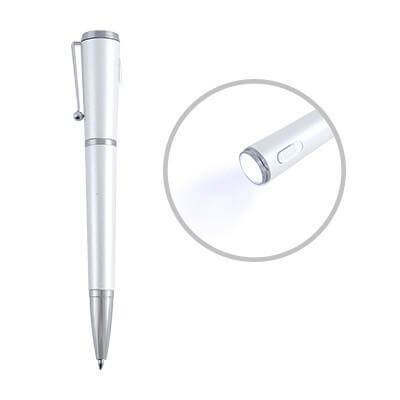 White Ball Pen With Torchlight Corporate Gifts Singapore