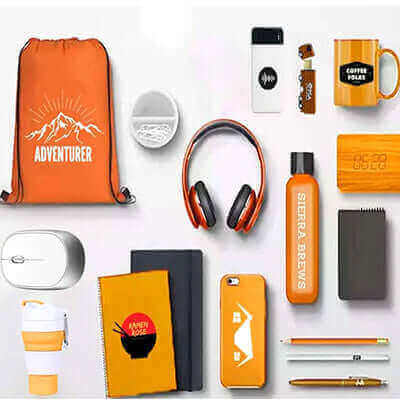 Why Corporate Gifts Matter: A Key to Strengthening Professional Relationships - vibrant orange adventure-themed corporate gifts.