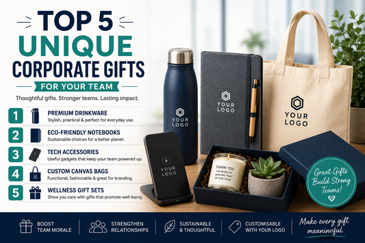 Top 5 Unique Corporate Gifts for Your Team