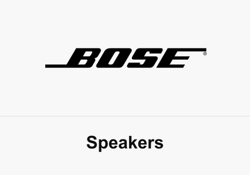 Bose logo with Speakers label for corporate audio gifts