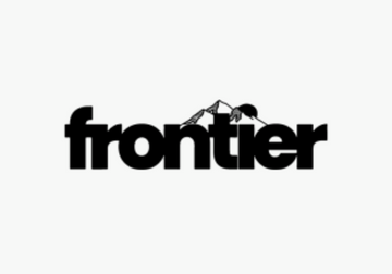 Frontier Premium Gifts Corporate Gift Collection stylish insulated cooler bag in black and grey.