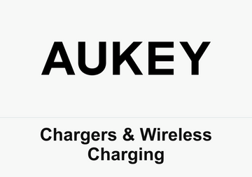 AUKEY logo above the words Chargers & Wireless Charging