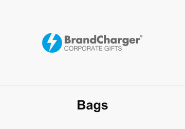 BrandCharger logo with a blue lightning symbol above the Bags label