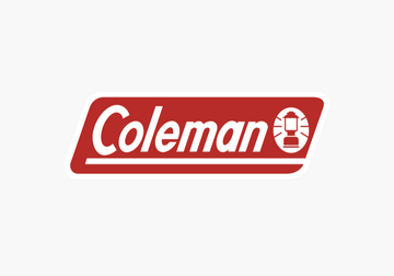 Coleman coolers in red and blue, perfect for outdoor adventures and corporate gifts.