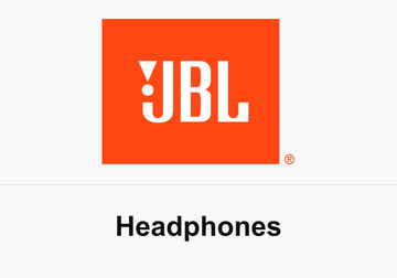 JBL logo with Headphones label for corporate audio gifts