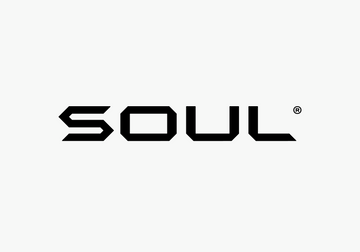 SOUL Music Gear wireless earbuds and charging case in sleek black design, a perfect corporate gift collection.