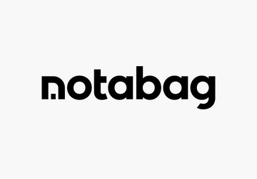 Notabag Collection featuring a man and woman showcasing hands-free tote and backpack styles.