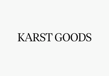 KARST premium corporate gift notebook showcased on a rock background for sophisticated gifting solutions.