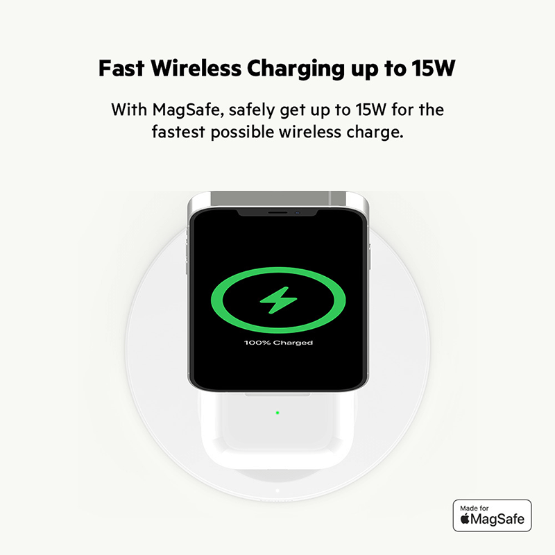 Belkin BoostCharge Pro 2in1 Wireless Charger Stand with MagSafe 15W Corporate Gifts Singapore
