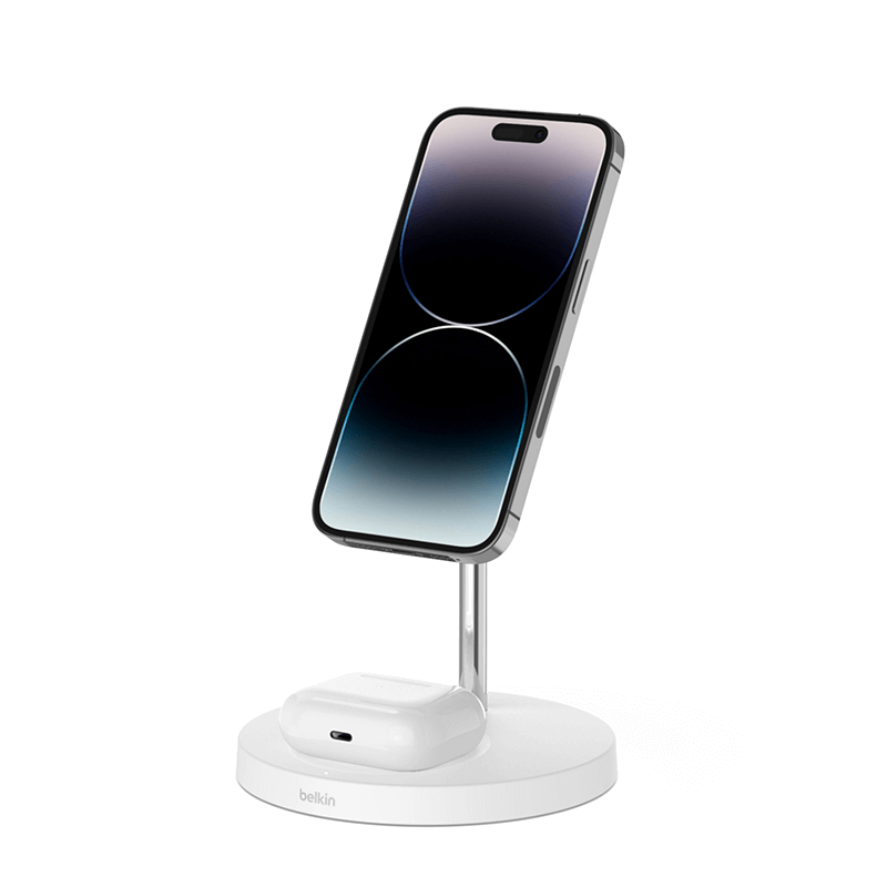 Belkin BoostCharge Pro 2in1 Wireless Charger Stand with MagSafe 15W Corporate Gifts Singapore