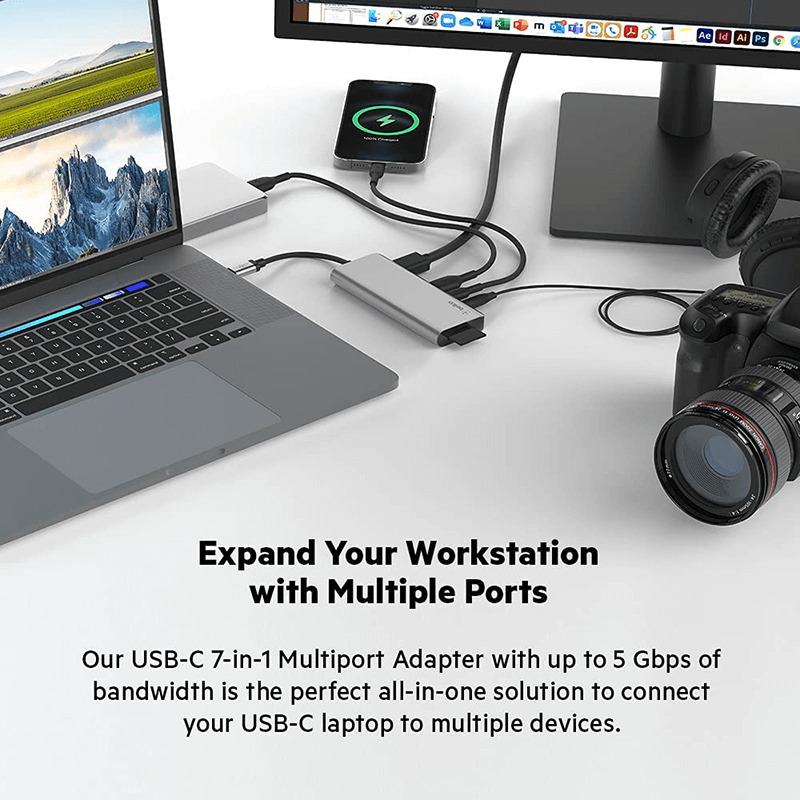 Belkin Connect USB-C 7-in-1 Multiport Hub Adapter Corporate Gifts Singapore