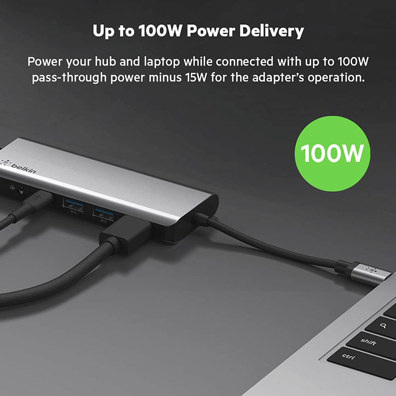Belkin Connect USB-C 7-in-1 Multiport Hub Adapter Corporate Gifts Singapore