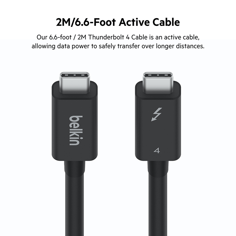 Belkin Connect Thunderbolt 4 Cable, 1M, Passive Corporate Gifts Singapore