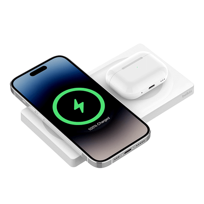 Belkin WIZ019 MagSafe 2-in-1 Wireless Charging Pad Corporate Gifts Singapore