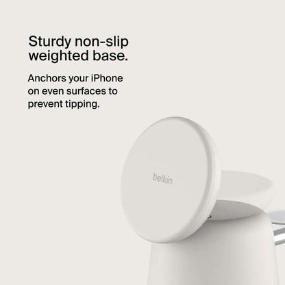 Belkin WIZ020 BoostCharge Pro 2-in-1 Wireless Charging Dock with MagSafe 15W Corporate Gifts Singapore