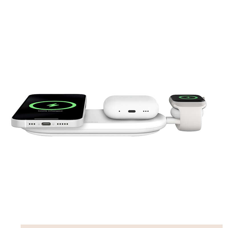 Belkin WIZ022qcBK Qi2 3-in-1 Wireless Charging Pad Corporate Gifts Singapore