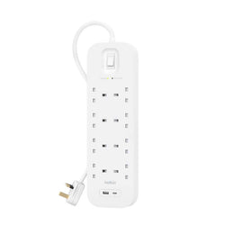 Belkin 8Way 2M Surge Protection Strip with USB A + C Corporate Gifts Singapore