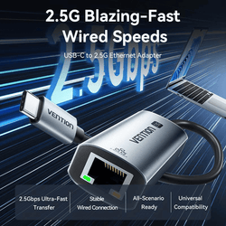 Vention USB-C to 2.5G Ethernet Adapter